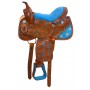 14 16 Turquoise Barrel Racing Western Horse Saddle Tack