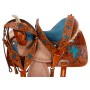 Blue Cross Rough Out Barrel Racing Western Horse Saddle 16