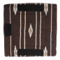 Brown Tan Navajo Acrylic Fleece Western Horse Saddle Pad