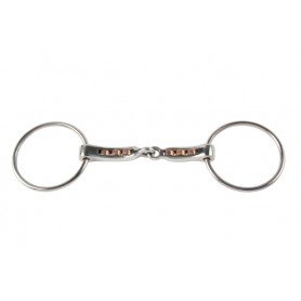 Loose Ring Copper Roller Snaffle Mouth Bit
