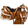 Hand Carved Silver Western Show Horse Saddle 16
