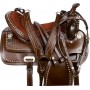 Silver Studded Brown Western Show Parade Horse Saddle 16
