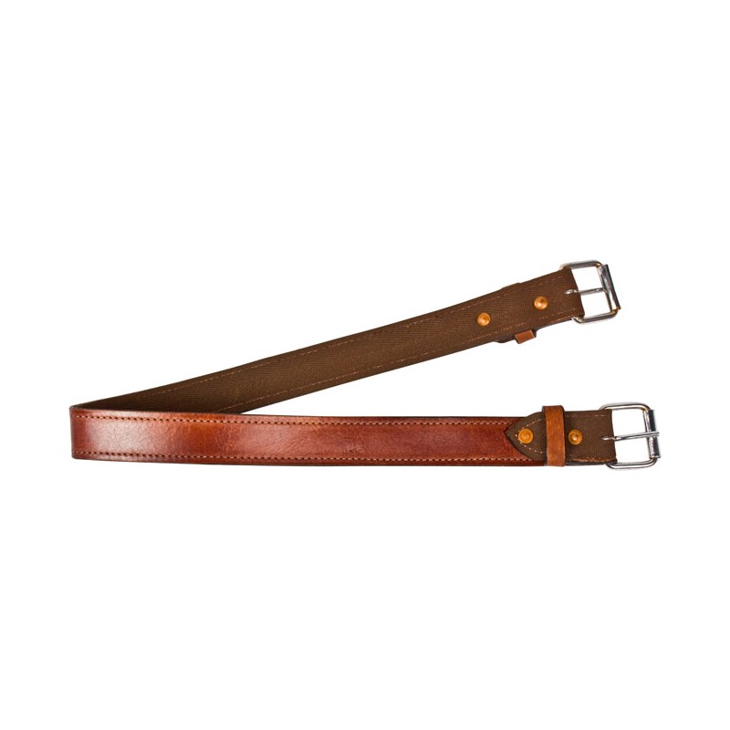 Dark Brown Smooth Leather Rear Flank Horse Back Cinch