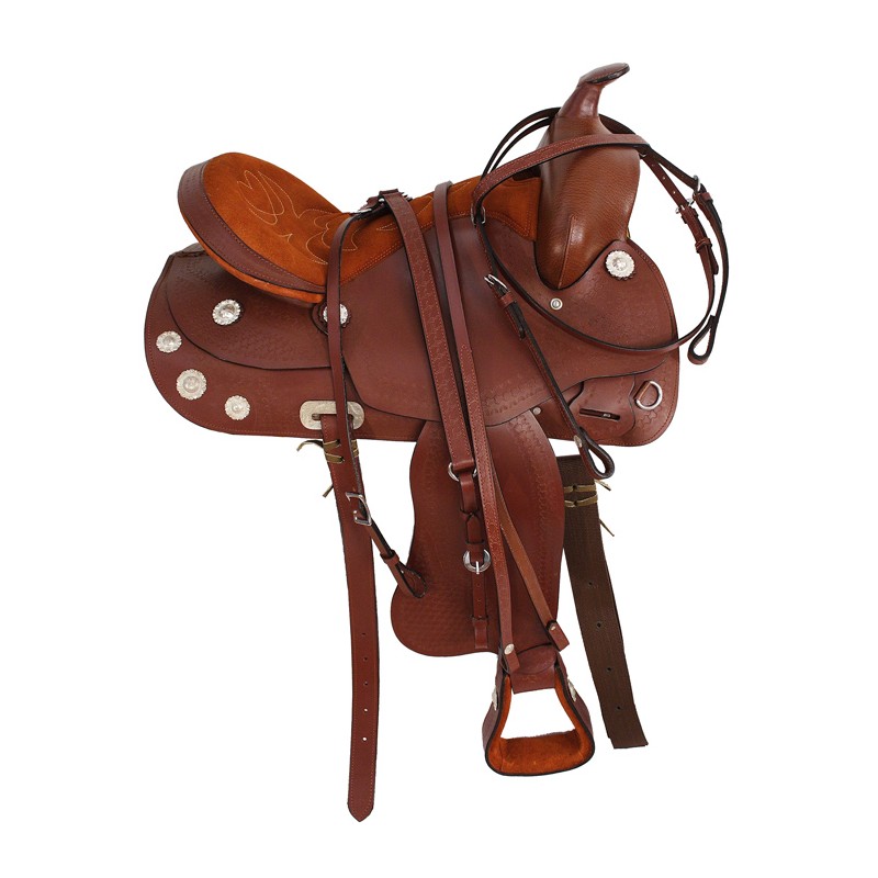 Gorgeous Comfortable Trail Saddle Complete W Tack 16