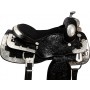 Black Silver Show Western Pleasure Horse Saddle Tack 17