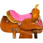 Pink Crystal Mini Horse Youth Kids Western Saddle Tack 9