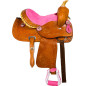 Pink Crystal Mini Horse Youth Kids Western Saddle Tack 9