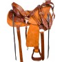 Rough Out A Fork Wade Tree Roping Ranch Horse Saddle 16
