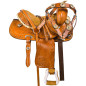 Miniature Mini Western Trail Show Leather Saddle Tack 9