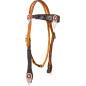 Black Ostrich Western Headstall Bridle Breast Collar Horse Tack