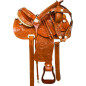 Studded Tooled Barrel Racer Western Horse Saddle Tack 16