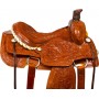 Tooled Western Roping Ranch Work Horse Saddle Tack 16