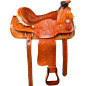 Studded A Fork Wade Tree Roping Western Horse Saddle 16