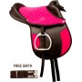 Pink Synthetic Lead Line Pony Youth Kids Horse Saddle Tack 12