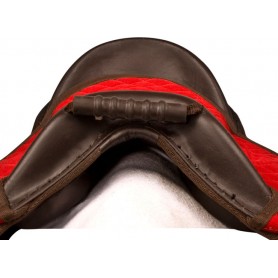 9800 Brown Red Synthetic Lead Line Kids Pony Horse Saddle Girth 10