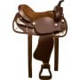 Brown Synthetic Silver Show Horse Saddle Tack Pad 17