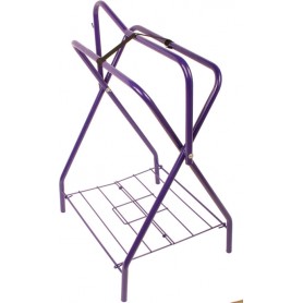 9816 Purple Folding Horse Saddle Stand Rack
