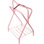 Pink Folding Horse Saddle Stand Rack