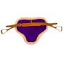 Purple Bareback Saddle Pad With Leather Stirrups Girth