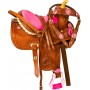 Pink Toddler Girls Youth Kids Pony Trail Saddle Tack 10 13