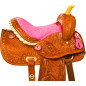 Pink Toddler Girls Youth Kids Pony Trail Saddle Tack 10 13
