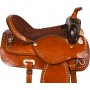 Brown Parade Studded Show Western Saddle 15