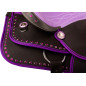 Purple Crystal Lightweight Western Horse Saddle Tack 14