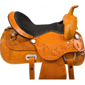 9752 Comfortable Western Pleasure Trail Horse Saddle Tack 15 16