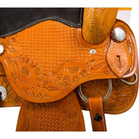 9752 Comfortable Western Pleasure Trail Horse Saddle Tack 15 16