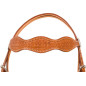 Basket Weave Western Headstall Reins Breast Collar Tack Set