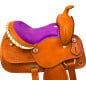 Purple Toddler Youth Kids Western Pony Saddle Tack 10 12
