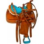 Miniature Horse Turquoise Western Mini Saddle Tack 10