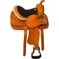 Black Tan Leather Kids Seat QH Western Horse Saddle Tack 13