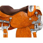 Blingy Silver Western Equitation Horse Show Saddle Tack 16