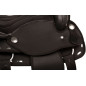 Silver Black Synthetic Western Show Horse Saddle 18