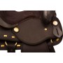Black Gold Synthetic Trail Western Saddle Tack 17