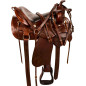 Comfy Brown Trail Endurance Western Horse Saddle Tack 15 18