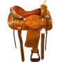 Studded Barrel Pleasure Trail Western Horse Saddle 14 16