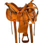 Studded Barrel Racing Western Trail Horse Saddle Tack 14