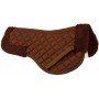 Brown English All Purpose Fleece Horse Saddle Wither Half Pad