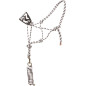 White Black Bronc Nose Horse Rope Halter With Lead Rope
