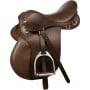 Brown All Purpose English Horse Saddle Bridle Package 18