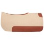 Natural Wool Felt Contour Therapeutic Western Saddle Pad
