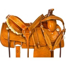 9983 Chestnut Western Roping Ranch Work Horse Saddle Tack 16