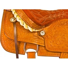 9983 Chestnut Western Roping Ranch Work Horse Saddle Tack 16