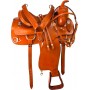 Tan Training Western Pleasure Trail Horse Saddle Tack 16