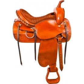 9991 Chestnut Western Pleasure Trail Horse Saddle Tack 15 18