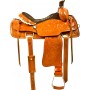 Tooled Ranch Pleasure Roping Western Horse Saddle Tack 16
