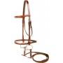 Brown All Purpose Leather Jumping English Horse Bridle Reins