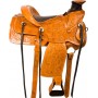 Tooled Wade Ranch Roping Western Horse Saddle Tack 15